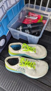 Topo Atmos - Vorserienschuh. Xtenex-Laces sind nicht Serie.