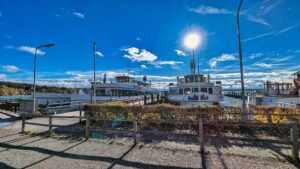 Der Anleger beim "Fischers" in Stegen - ganz oben im Norden.