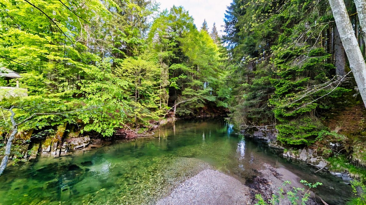 Wertach River Running Wertach River Running